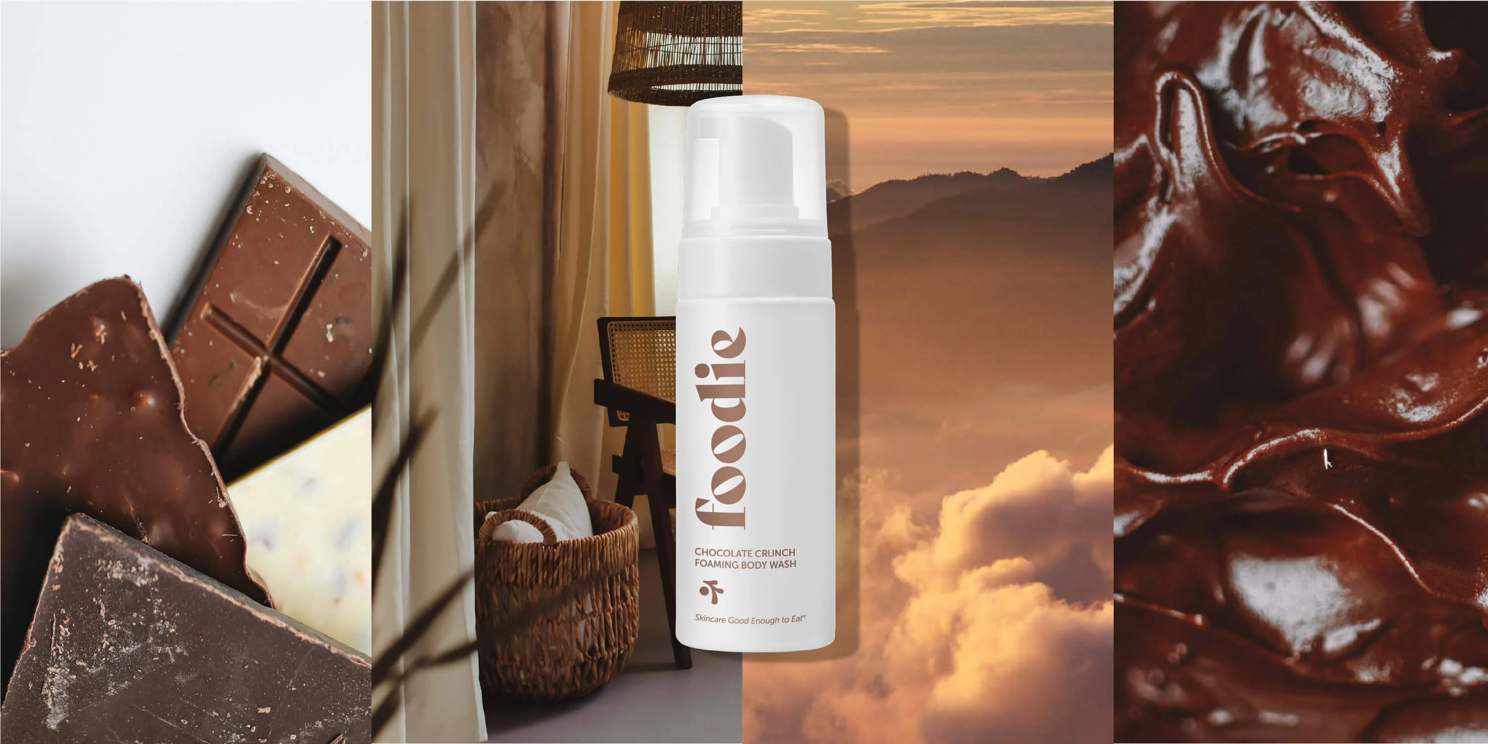 Foodie Chocolate Crunch Body Wash – přírodní sprchová pěna pro mladou pokožku